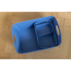 Контейнер для хранения boxxx, organic, 15 л, синий