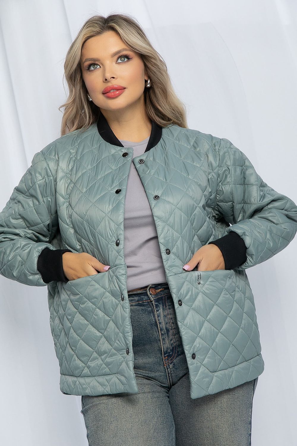 Бомбер Мой выбор (олива) Б13172-13М LT Collection