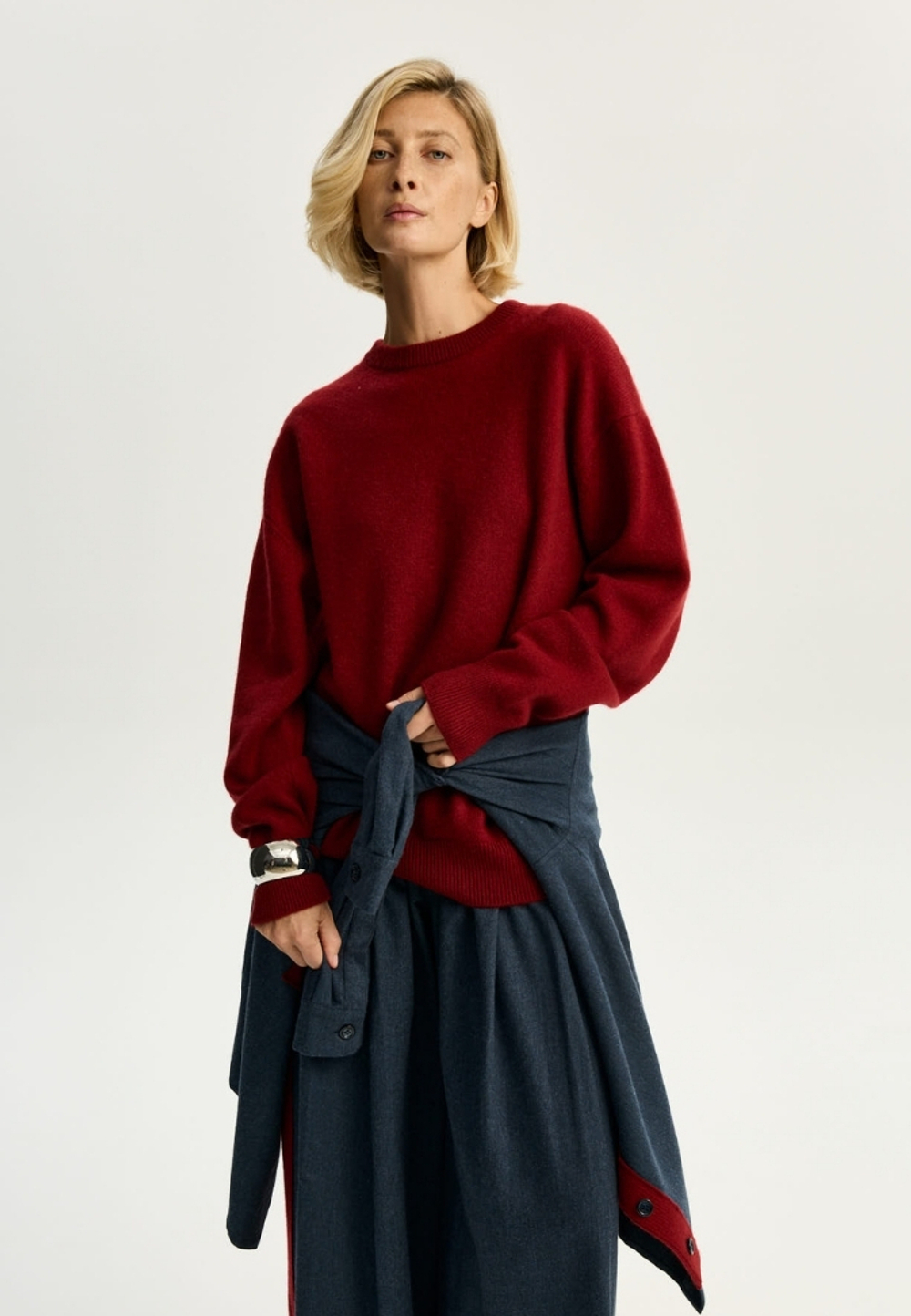 Свитер нежная классика