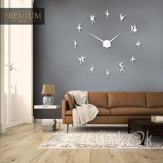 Настенные 3D часы Dance
