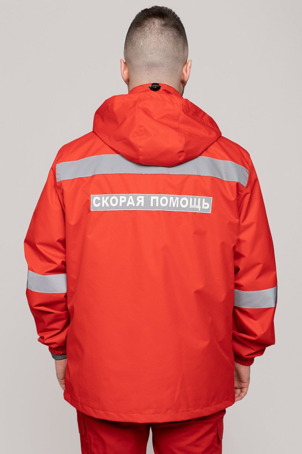 Ветровка Скорая помощь MedicLine мужская цв. КРАСНЫЙ