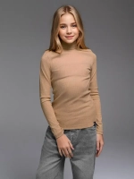 Бежевый лонгслив для девочки