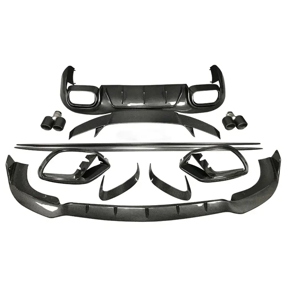 Карбоновый обвес для MERCEDES BENZ AMG C190 GT50 GT53 4 DOOR 2017+ Мерседес Бенц