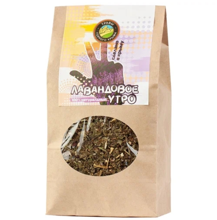 Лавандовое утро 100 гр крафт, ТМ ТРАВЫ ГОРНОГО КРЫМА