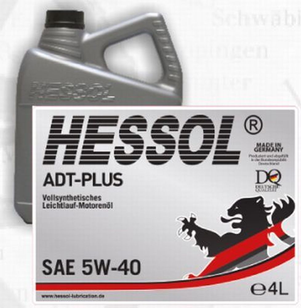 HESSOL ADT PLUS - 5W40 -SN/CF/EC- 5 л Масло моторное синтетическое (5 л)