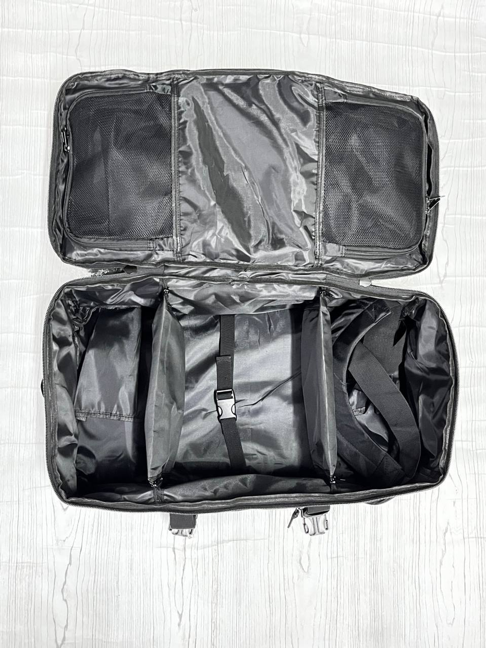 Вместительный тактический рюкзак 60л / чёрный