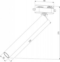 Светильник на штанге Elektrostandard Pika a065273
