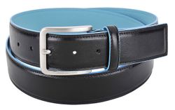 Ремень Piquadro Blue Square черный кожа (CU3254B2/N)