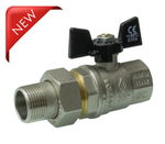 Bugatti Кран шаровый с американкой (НОВЫЙ) 1/2