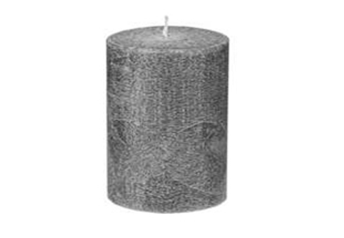 315-262 Свеча столбик ароматизированная d6*10 см серая