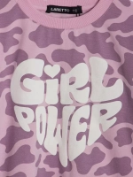 Костюм для девочки, лонгслив и леггинсы