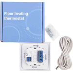 Floor heating thermostat Elephant T03SM, body material - plastic, color - white, manual control