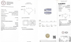Лабораторно-выращенный бриллиант ашер 6.57х6.53 мм 1.76 ct, 6.60х6.56 1.74 ct E/VVS2 (пара)