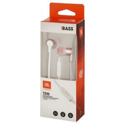 Наушники JBL T210 ROSE Gold, внутриканальные