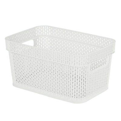 Корзина для хранения Keeplex Ajur с л 27,1х18,3х13,7см белое облако