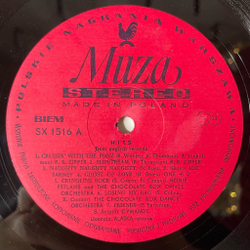 Винтажная виниловая пластинка LP Hits From English Records (Польша 1977)