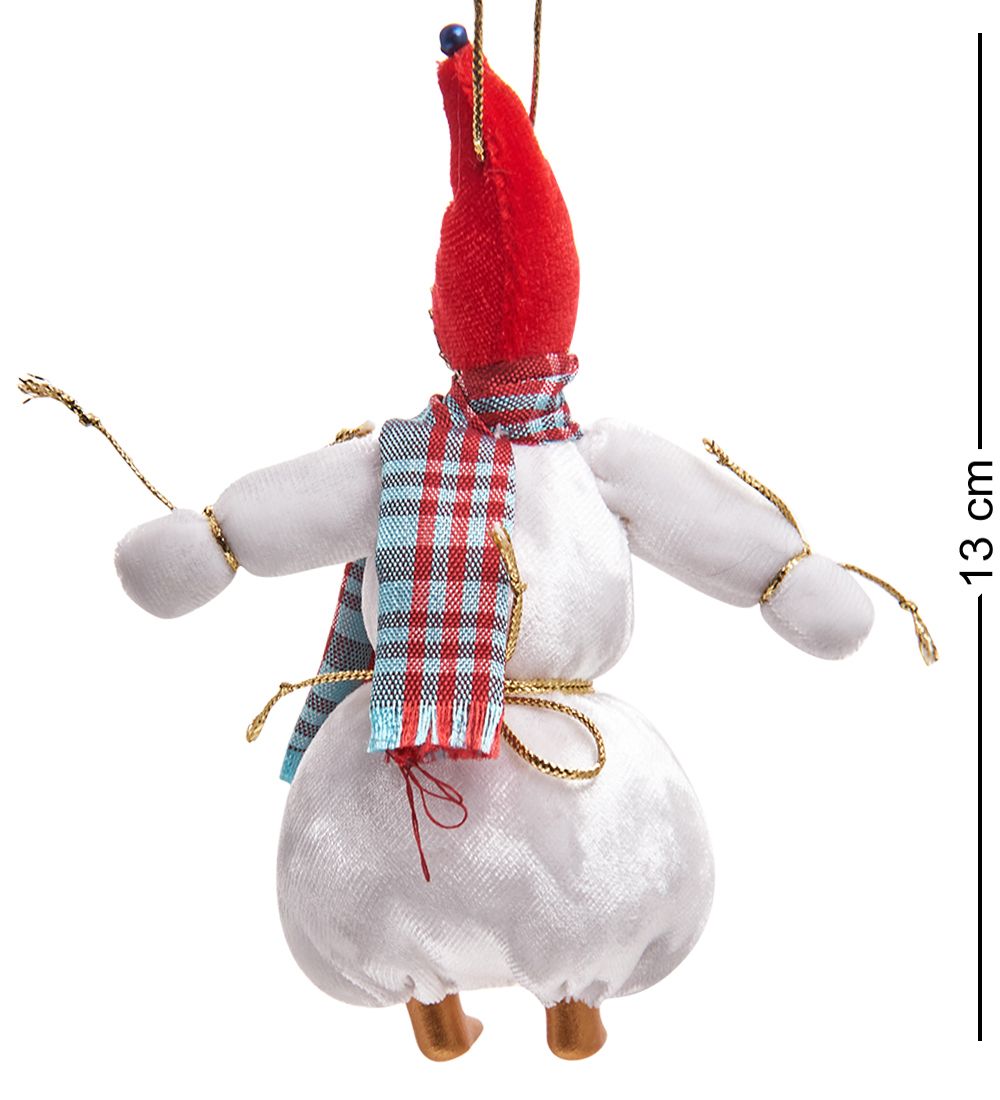 RK-826/3 Кукла подвесная «Гном-снеговик»