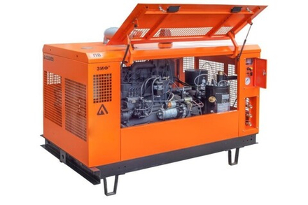 Компрессор винтовой передвижной дизельный ЗИФ ПВ-6,5/0,7 F на раме в кожухе ЗИФ-00036996