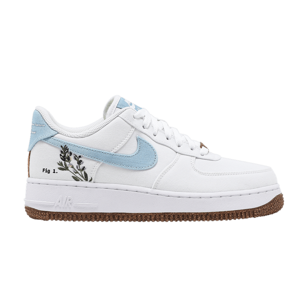 Кроссовки Nike Air Force 1 Low '07 Se "Indigo" (Женская размерная сетка)