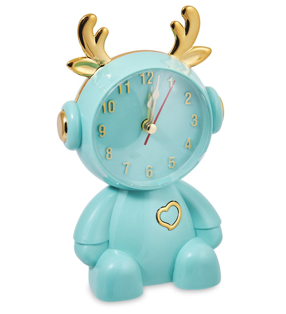 GAEM Art CL-11/2 Будильник «Олененок» бирюзовый