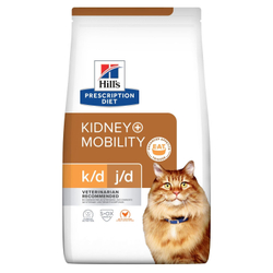 Hill's Feline k/d + Mobility 2 кг - диета для кошек с проблемами почек и заболеваниями суставов