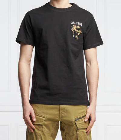 футболка gareth GUESS - черный(M2GI59 K8FQ1)