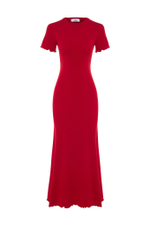 Платье-футболка длинное из вискозы