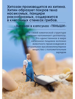 БАД к пище Хитозан В Капсулах "Тяньши"