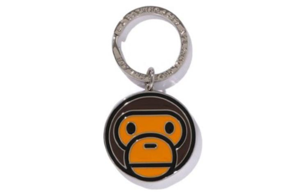 A Bathing Ape Bathing Ape Zinc Alloy Epoxy Resin Keychain Сумка Accessory Medium Size