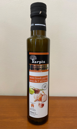 Оливковое масло Karpea Extra Virgin с чесноком 0.25 л, Греция