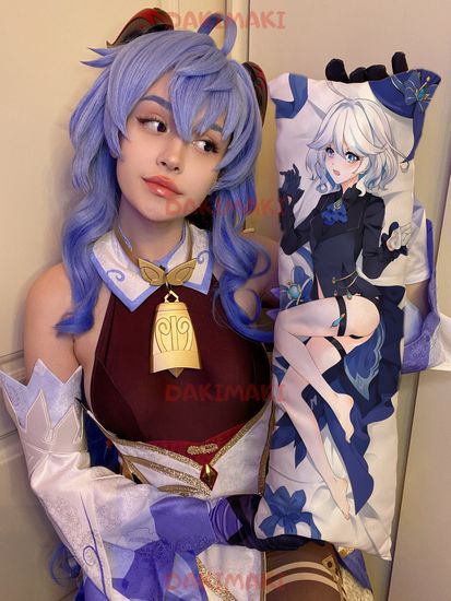 Мини дакимакура Фурина Геншин Импакт арт. M1196, 60х20 см