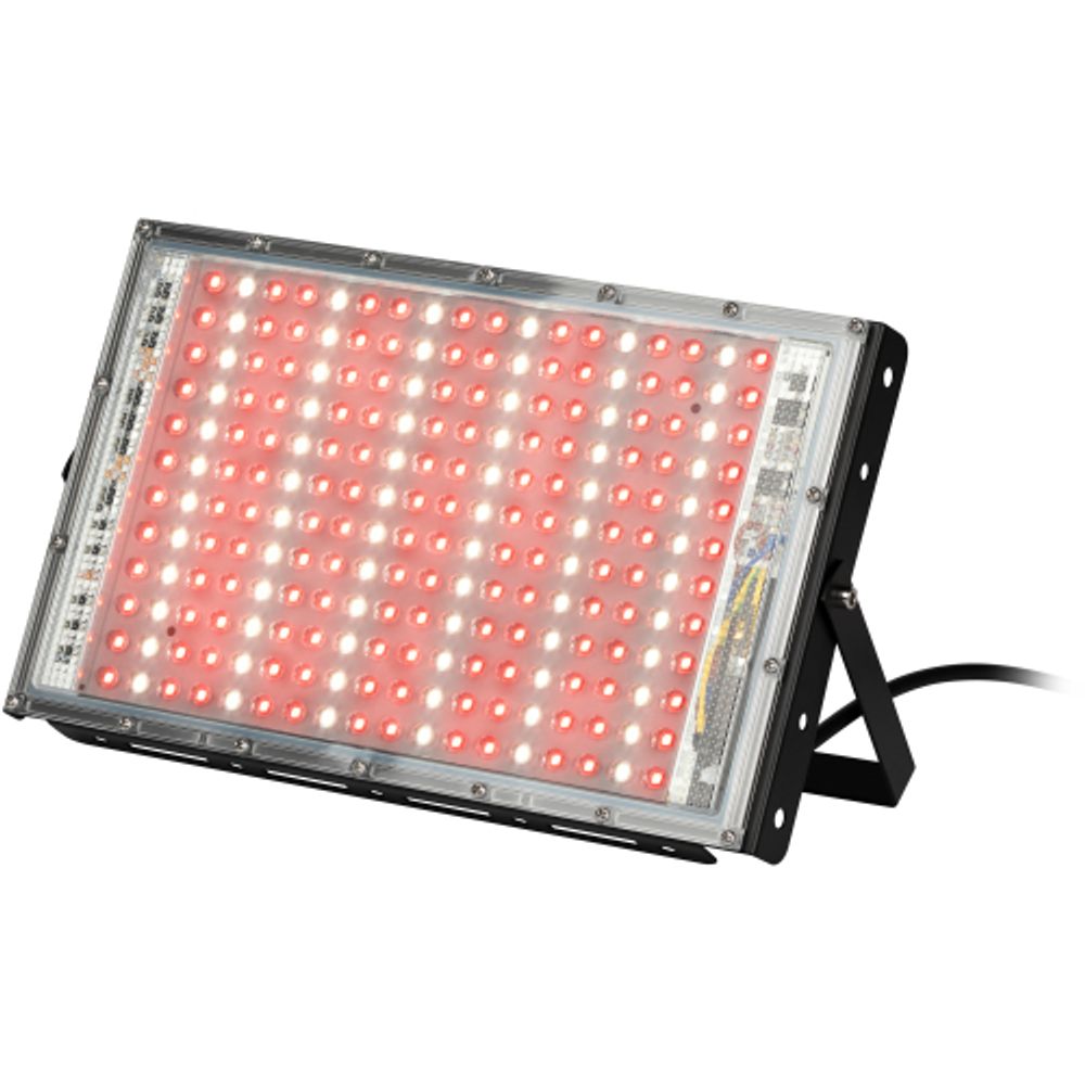 Фитопрожектор для растений светодиодный ЭРА GREEN LINE FITO-200W-Ra90-LED-Y-GR полного спектра 200 Вт | Фито прожекторы