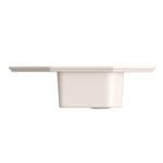 Мойка ML-GMS17 СТАНДАРТ угловая с крылом, бежевый (328), 780*485*190мм