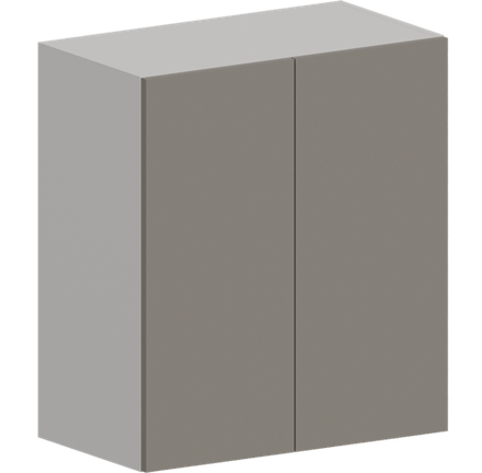 Кухня Модуль ШВВ 600 Белый / Теплый серый