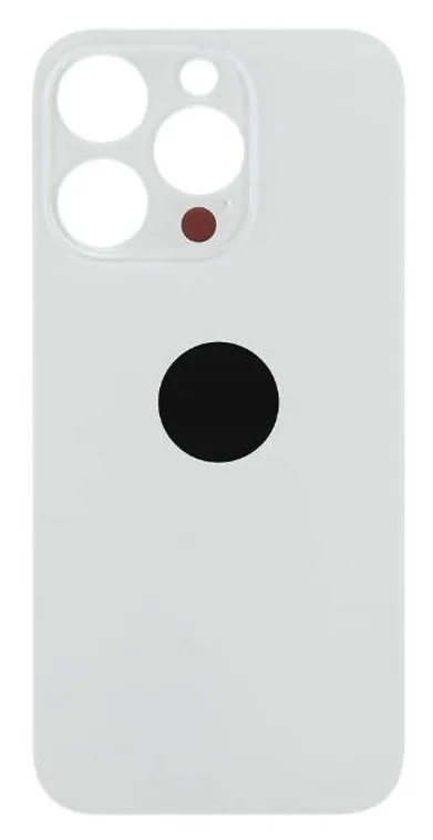 Задняя крышка для iPhone 14 Pro (Silver) с большим вырезом под камеру