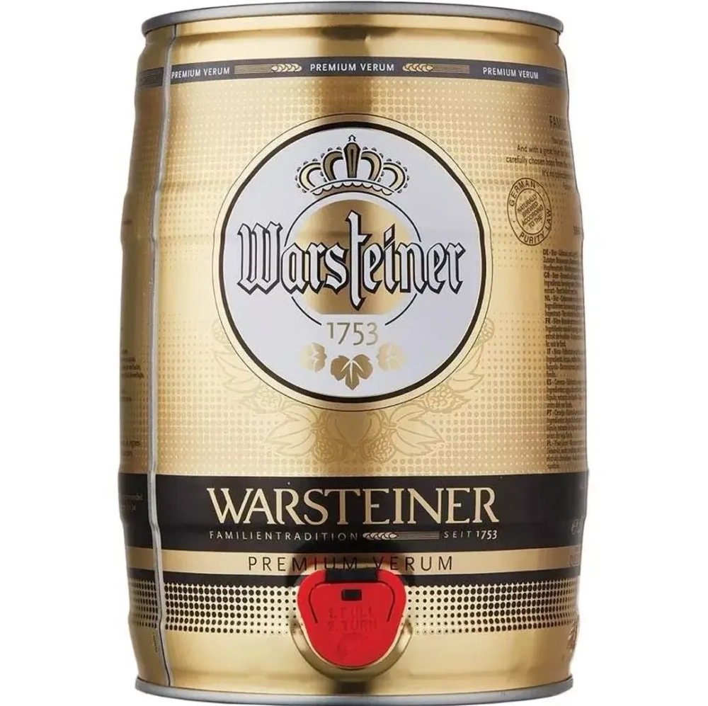 Пиво Warsteiner, Premium Verum 5 л.