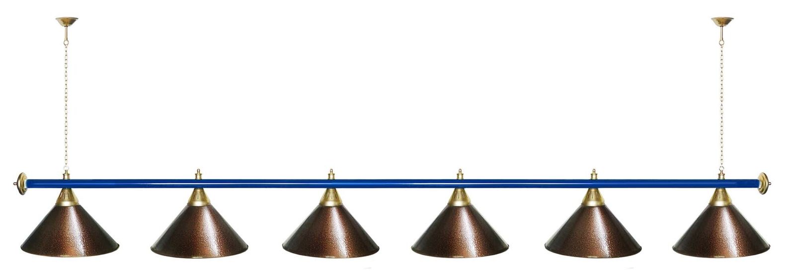 Лампа STARTBILLIARDS 6 пл. (плафоны золотые,штанга золотая,фурнитура золото) фото №65