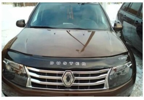 Дефлектор капота Renault Duster с 2010. (VIP Tuning)