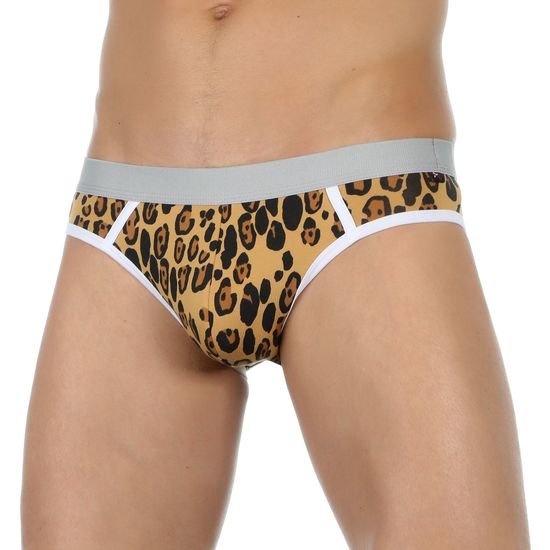 Мужские трусы джоки с леопардовым принтом Van Baam39326