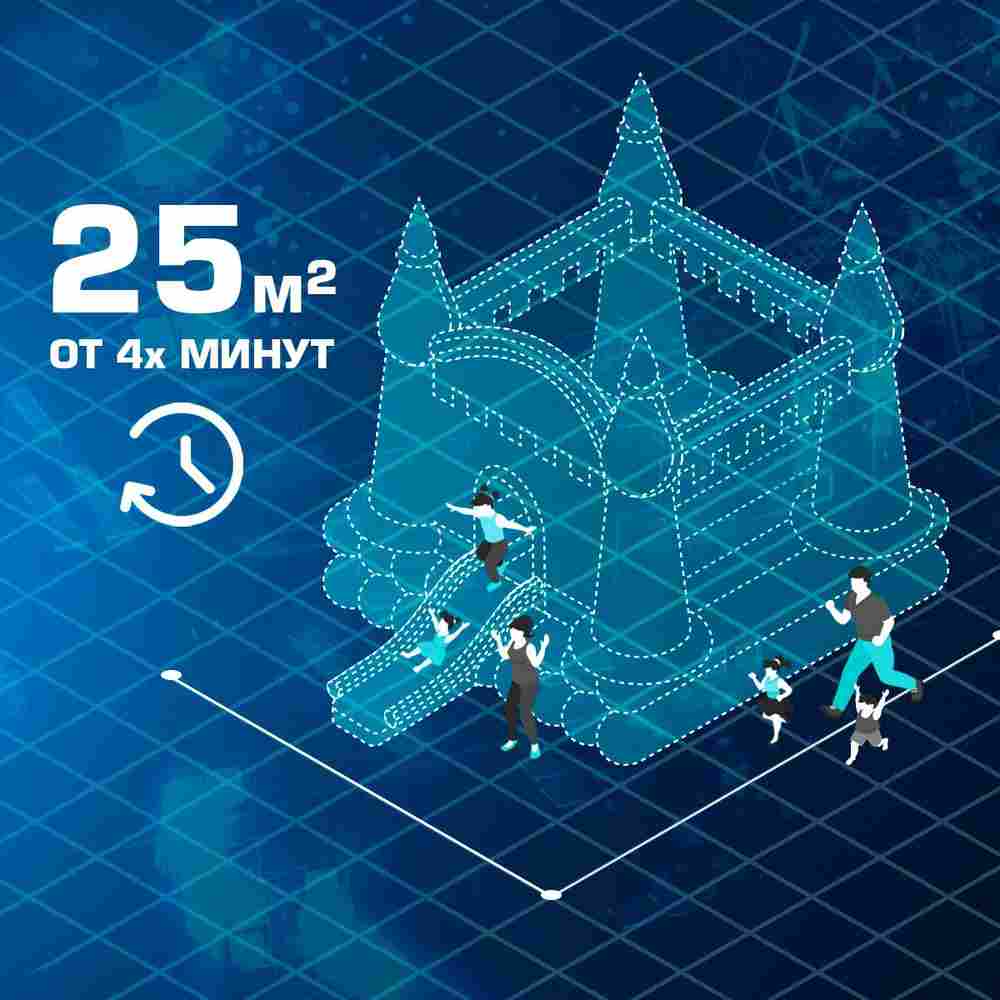 Насос/компрессор/нагнетатель для надувных батутов и конструкций, JSB S-7E/F12-35C AeroBoost 750 W