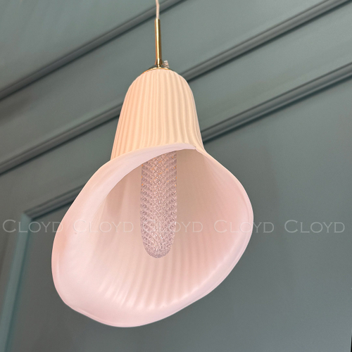 Подвесной светильник Cloyd OSANNA P1 / Ø13 см - керамика - белый (арт.11887)