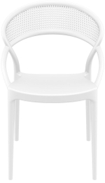 Кресло пластиковое Siesta Contract Sunset, белый