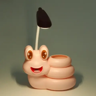 Настольная лампа «Sweet - Улиточка» 30*12*7 см LED с подстаканником, USB 0.6-3W, Розовый