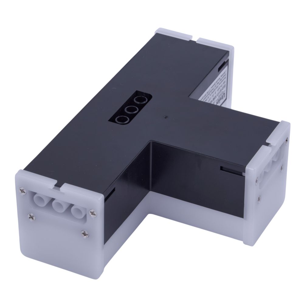 ULO-N11T-10W-4000K IP40 BLACK Светильник светодиодный T-образный. Белый свет 4000K. 2000Лм. Алюминий. Цвет черный. TM Uniel
