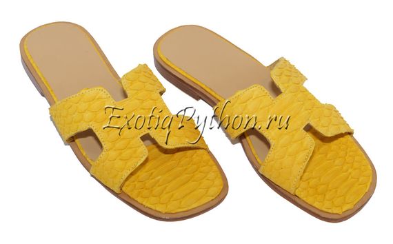 Сандалии из кожи питона SH-16