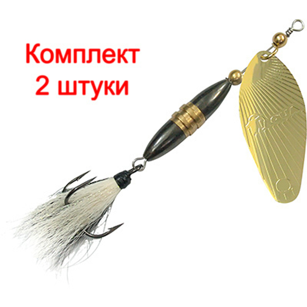 Блесна вертушка Shell 18,0g, лепесток № 4, цвет 03 5 шт