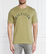 Футболка HILFIGER ARCHED Tommy Hilfiger - хаки(MW0MW34432)