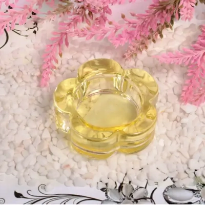 Подсвечник «Tea-цветок» 6,5*2,5см цвет желтый