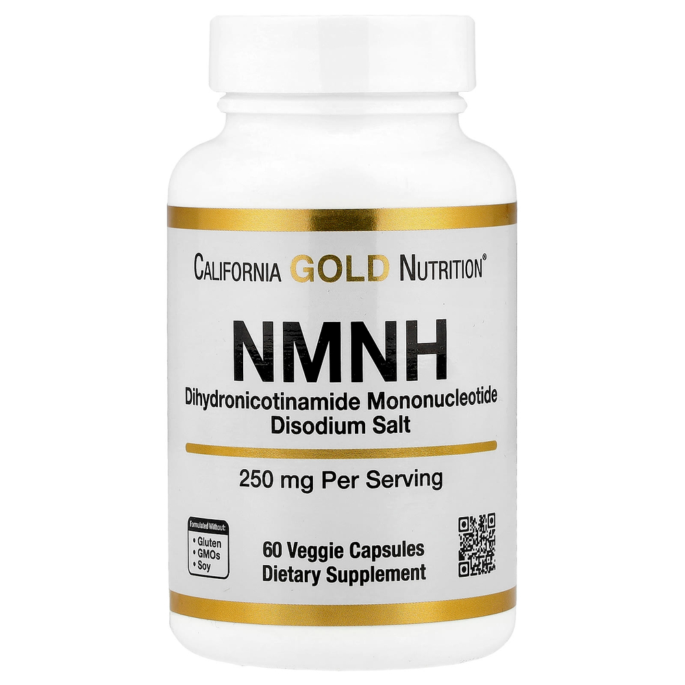 California Gold Nutrition, NMNH, 250 мг, 60 растительных капсул