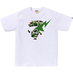 A Bathing Ape Bathing Ape Ss26 Футболка белый зеленый